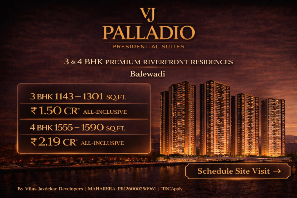 VJ Palladio Presidential Suits Balewadi Riverfront