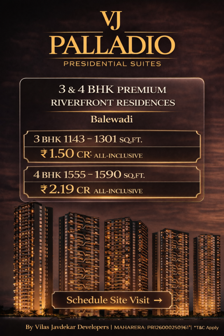 VJ Palladio Presidential Suits Balewadi Riverfront
